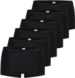 sloggi Dames shorts slip 6 pack GO Daily Cotton zwart