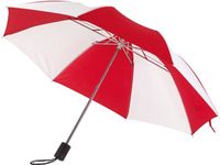 Merkloos / Sans marque L-Shop-Team Nederland B.V. Opvouwbare paraplu - Rood/wit - Polyester - 85 cm