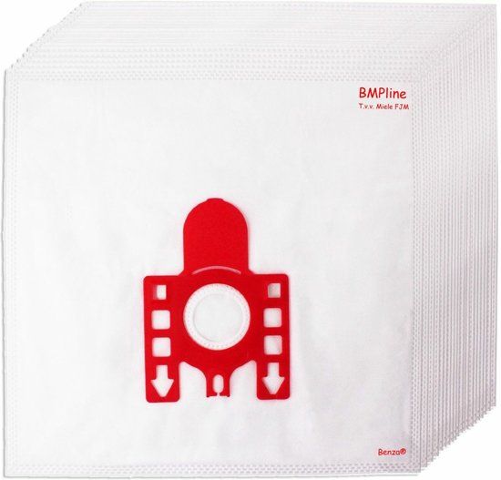 Benza 3D stofzuigerzak als vervanger voor Miele FJM - 30 stuks