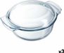 Pyrex Ovenschaal Classic Vidrio Met Deksel Transparant Glas 33 x 26 x 12 cm (3 Stuks)