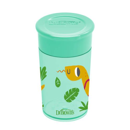 Dr. Brown's Cheers 360° cup groen 300 ml