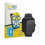 BROTECT Screenprotector 6 Stuks voor Vivo Watch GT 2 Beschermglas Transparant