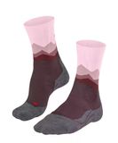 FALKE Dames Wandelsokken TK2 Explore Crest W So wol functioneel materiaal anti-blaar dik 1 paar, Bruin Mahogany 8344, 35-36