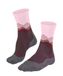 FALKE Dames Wandelsokken TK2 Explore Crest W So wol functioneel materiaal anti-blaar dik 1 paar, Bruin Mahogany 8344, 35-36