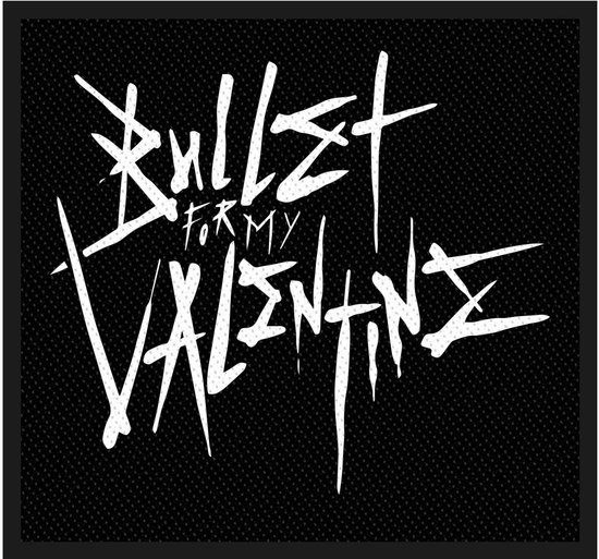Bullet For My Valentine Logo Unisex Patch - Zwart