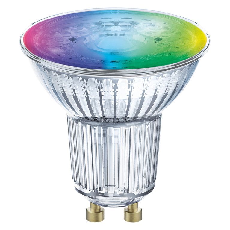 LEDVANCE SMART+ WiFi SPOT GU10 Multicolour Smart Bulb - 4.9W - Silver