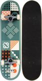 Nijdam Classic Skateboard - Tick Tack Go - Legergroen/Oranje