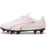 Puma Vitoria FG/AG junior voetbalschoenen wit rood