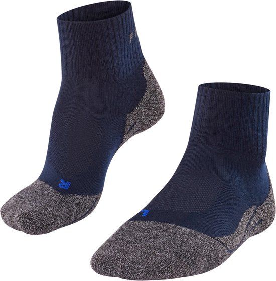 FALKE TK2 Cool Short Wandelsokken Dames - Blauw - Maat 35-36