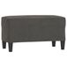 VidaXL Bankje 70x35x41 cm fluweel donkergrijs