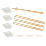 Sushi-set, KINVARA Sushi-set, wit, 12-delig, collectie Kinvara