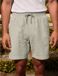 Next - Heren - Seersucker short met textuur en trekkoord in de taille - Groen