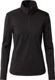 CMP Sweat Skipulli Dames Zwart Polyester 1/4 Zip