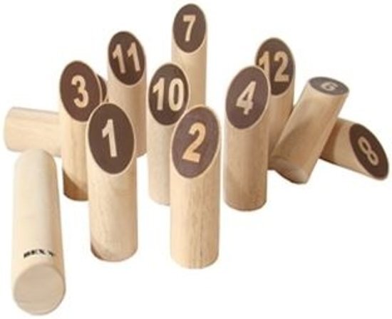 Bex Number Kubb Original Rubberhout