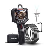 Ralcam Endoscoopcamera met licht, endoscoop, 8,5 mm, inspectiecamera, 3,5 inch, HD, 1080P, buiscamera, camera's met 8 leds, IP67 waterdicht, 3 m halfharde kabel, telescopische camera, autogereedschap