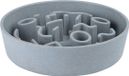 District 70 Bol alimentaire pour chien en bambou à alimentation lente Bleu clair - Ø28 cm