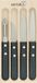 Laguiole André Verdier Set de cuisine - 4 pièces - Bois/Acier inoxydable - Noir
