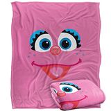 Sesame Street Abby Face Officieel gelicenseerde Silky Touch Super Soft Sprei Deken 152 x 127 cm