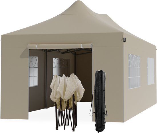 LifeGoods Partytent - Paviljoen - 3x6 m - Beige