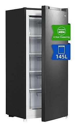 CHiQ FSD160D4E - Vrijstaande Vriezer - 145L - 5 Vrieslades - RVS