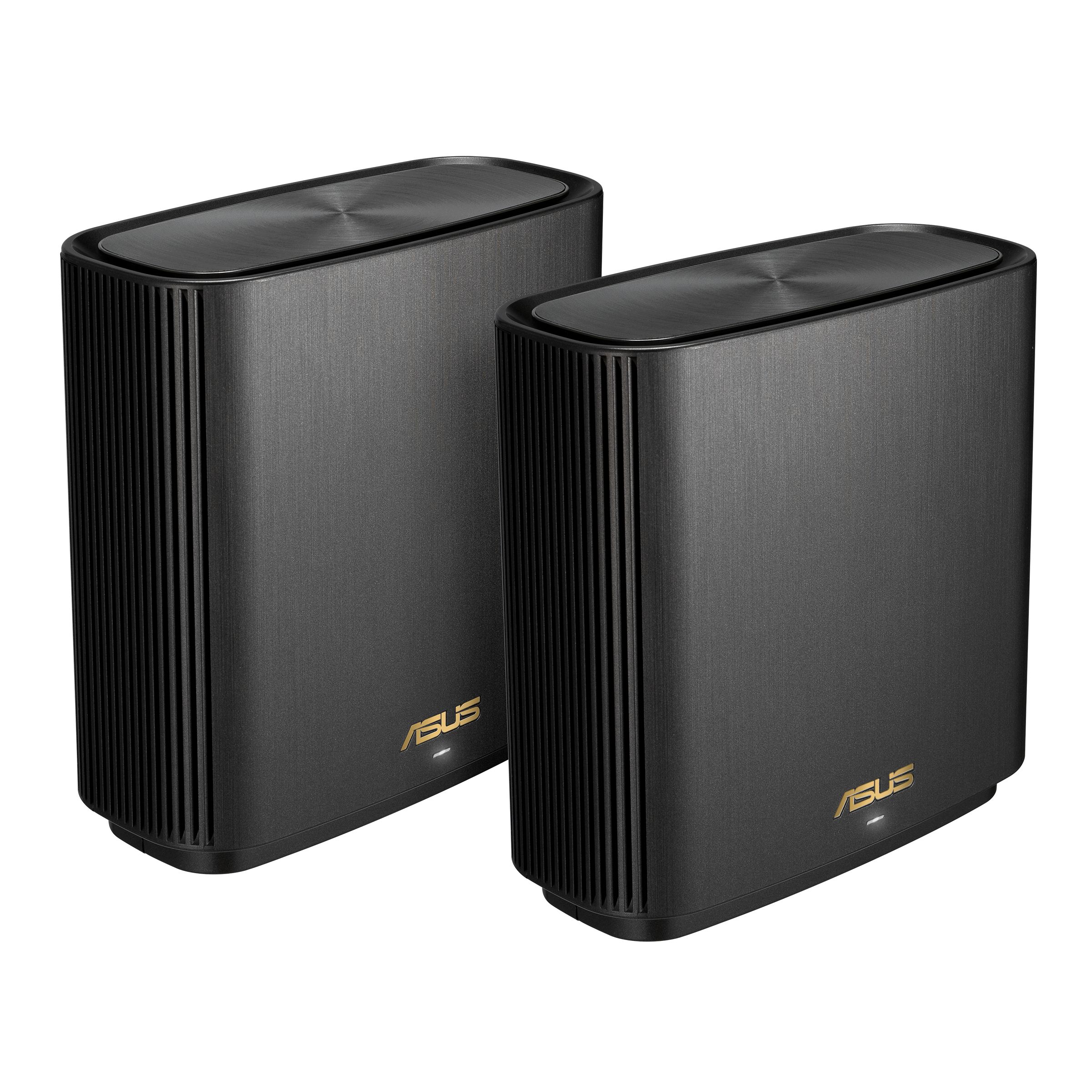 ASUS ZenWiFi AX (XT9) AX7800 Mesh WiFi System - Tri-Band, Wi-Fi 6, 2-Pack - Black