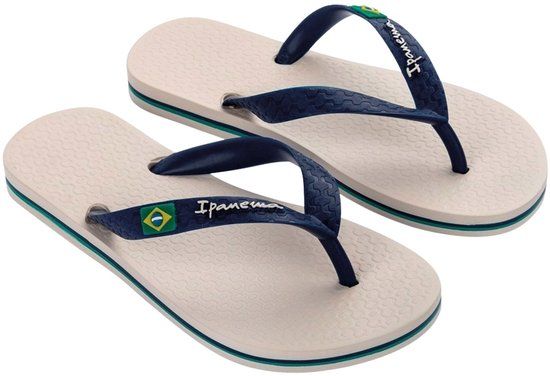 Ipanema Classic Brasil II Teenslipper Junior donkerblauw - wit
