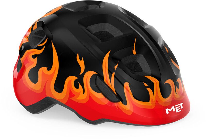 MET Hooray Helmet Kids - zwart/rood - 2022