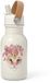 Elodie Water Bottle - Rosy Bow Leo - 350ml - RVS Drinkfles met Rietje voor Kinderen