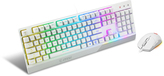 MSI VIGOR GK30 COMBO WHITE US - Gaming Keyboard & Mouse Set - QWERTY Italian - White