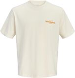 JACK&JONES JORRIVIERA BACK PHOTO TEE SS CREW NECK Heren T-shirts L Antique White