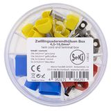SeKi 313611 Dubbele adereindhulzen, 4,0-16,0 mm² box, zonder blauw