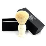 Haryali London Hand Assembled Sophist collectie elegant vormgegeven witte dakshaar scheerkwast.