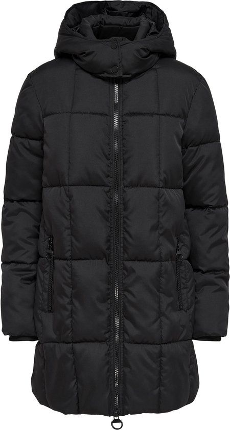 JDY - JDYDAISY LIFE LONG PADDED JKT. OTW NOOS - Black - Women's Puffer Jacket - Size L