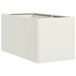 VidaXL Plantenbak Staal Wit 40x80x40 cm