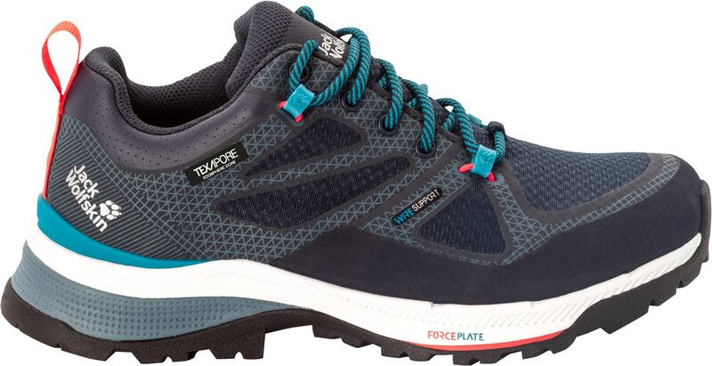Jack Wolfskin Force Striker Texapore - Dames Wandelschoenen - blauw - Maat 39.5