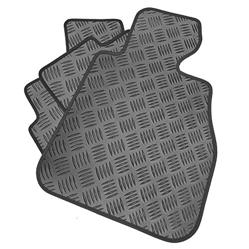 Covprotec Rubberen automattenset compatibel / vervanging voor Kia Soul (jaar 2009-2012) op maat gemaakte matten, zwaar uitgevoerd, waterdicht, antislip