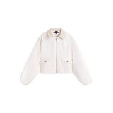Tommy Hilfiger zomerjas wit Meisjes Katoen Klassieke kraag Backprint - maat 164