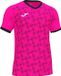 Joma Supernova III Shirt Korte Mouw Kinderen - Fluo Roze / Zwart | Maat: 164