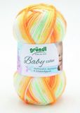 Gründl Wolle 3457-03 Baby Color Breigaren oranje multicolor 10x50 gram