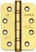 Häfele Deurscharnier RVS (304) messing 102x76x3 mm