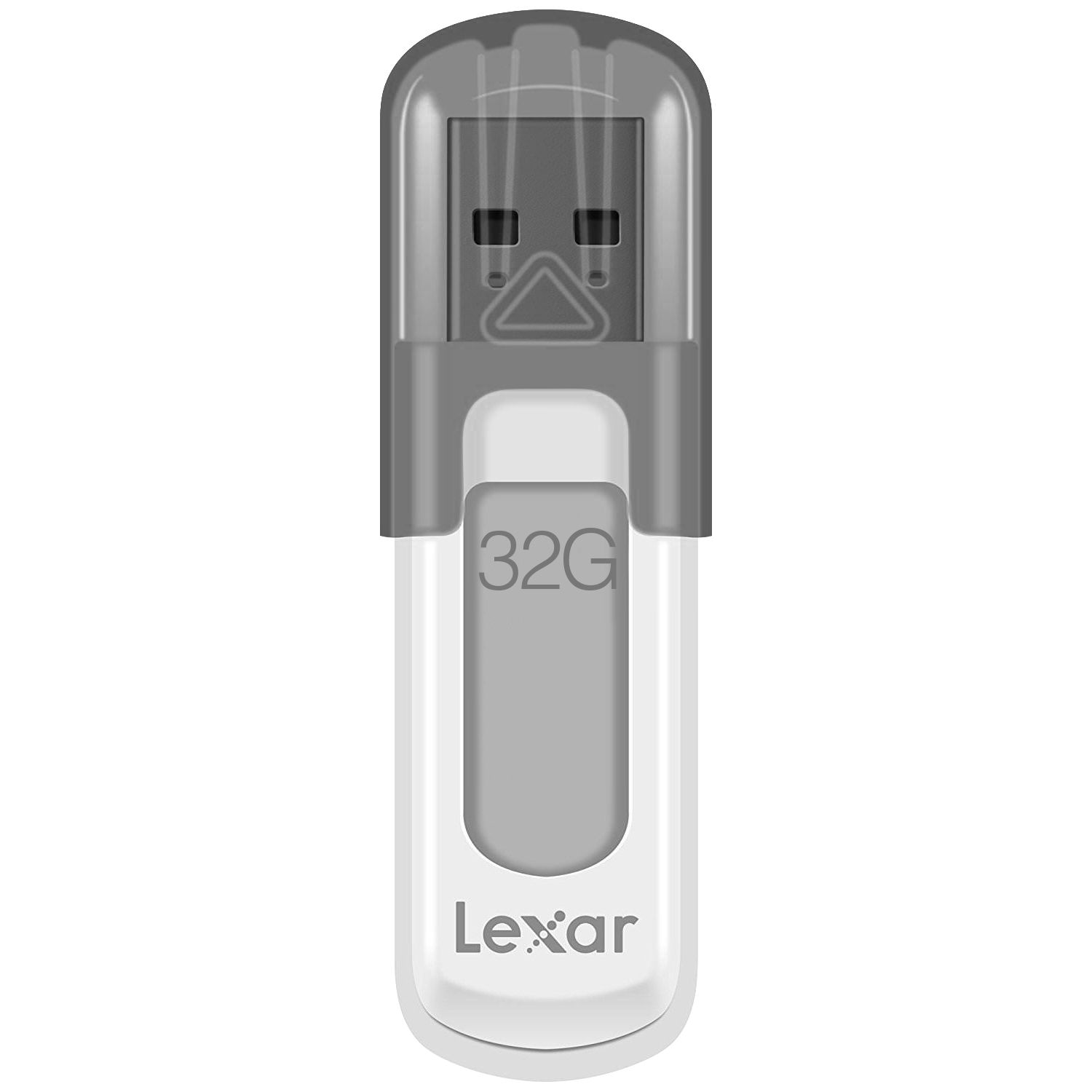 Lexar JumpDrive V100 USB Flash Drive - 32GB - USB 3.2 Gen 1 - Grey/White