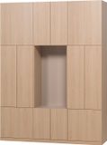 WOOOD Build Wandkast Combinatie 162 cm - Eiken Decor - Naturel