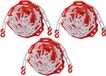 ProPlus chaîne de délimitation avec crochets - rouge/blanc - 15 mètres - plastique