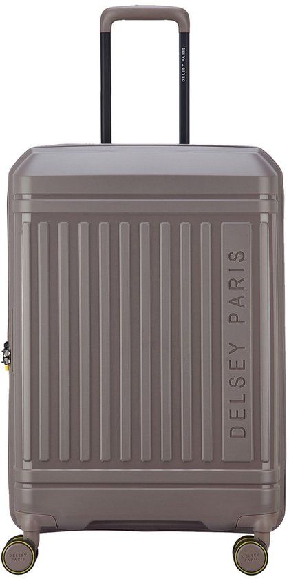 Delsey Lutece SE Spinner 69 cm - Uitbreidbaar 73/78 liter - 69x45x29/31 cm - bruin