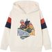 Vertbaudet Sweater met capuchon met geplaatste print