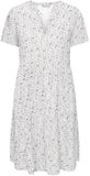 ONLY - ONLZALLY LIFE S/S THEA DRESS NOOS WVN - Dames - Mini jurken