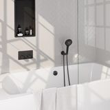 Brauer Black Carving Thermostatische Inbouw Badkraan