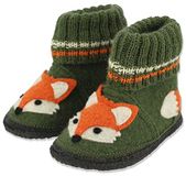 BECK Huisschoenen 'Fuchs' kaki / oranje / zwart / wit