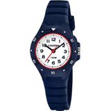Calypso K5846/5 Polshorloge Unisex Blauw/Zwart/Wit Siliconen Analoog Quartz