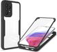 Techsuit ColorVerse 360 étui avec protecteur d'écran pour Samsung Galaxy A53 - Noir